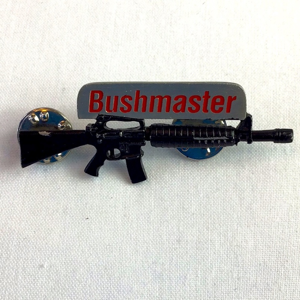 Bushmaster assault weapon shaped pin